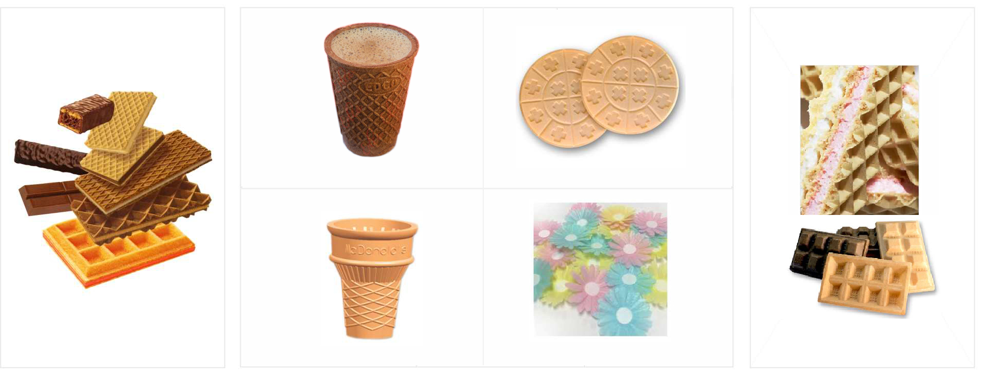 edible cups, monaka,wafer biscuit